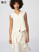 Áo Gile Vải Linen Cao Cấp