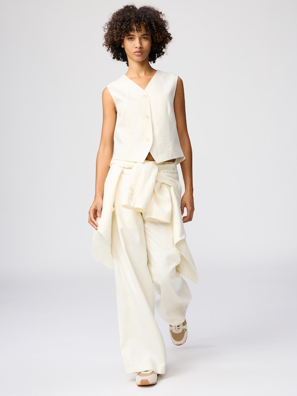 Áo Gile Vải Linen Cao Cấp