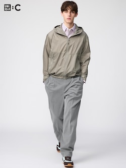 Pleated Wide Tapered Pants