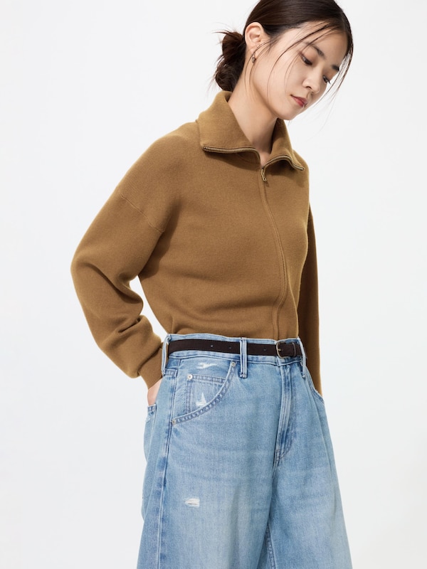 Quần Jeans Baggy Ống Cong Barrel