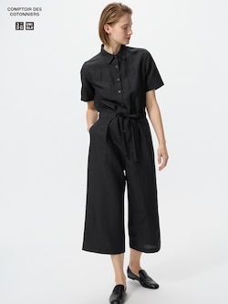 Bộ Jumpsuit Vải Pha Linen
