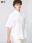 Áo Sơ Mi Vải Linen Cao Cấp Dáng Rộng