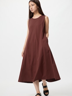 AIRism Đầm Siêu Co Giãn | Không Tay