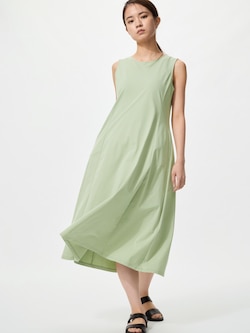 AIRism Đầm Siêu Co Giãn | Không Tay