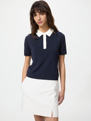 Polo Sweater | Bi-color