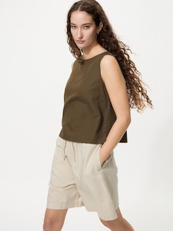 Quần Easy Shorts Vải Pha Linen