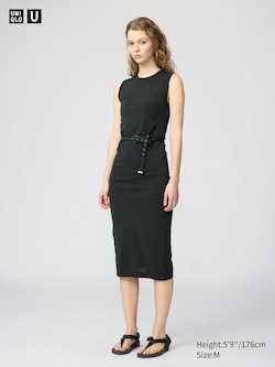 3D Cotton Knit Dress