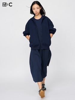Áo Hoodie Nỉ Dáng Rộng Kéo Khóa