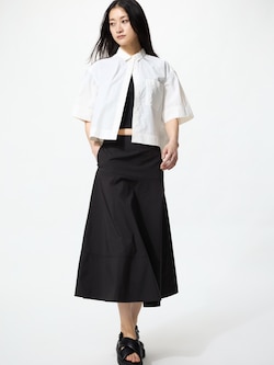 Chân Váy Vải Cotton Nylon Dáng Phồng