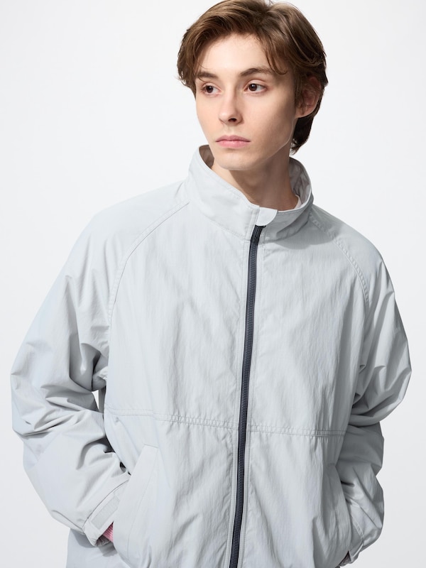 Áo Khoác Blouson Cản Gió Cổ Đứng