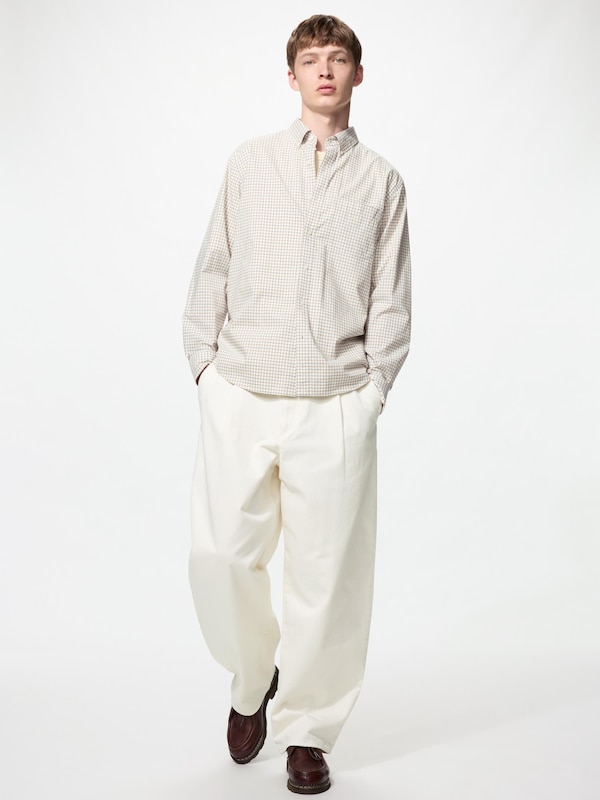 Áo Sơ Mi Vải Broadcloth | Caro