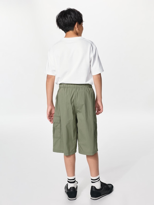 Quần Lửng Dáng Baggy Túi Hộp