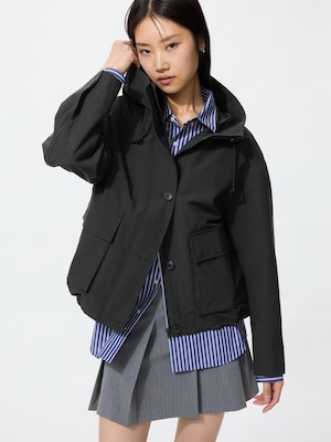 Áo Parka Đa Năng Vải Cotton Pha