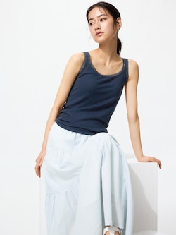 Chân Váy Maxi Xếp Tầng | Kẻ Sọc