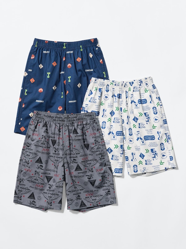Minecraft Quần Easy Short Vải Cotton