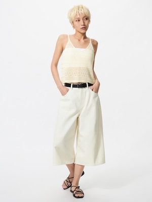 Quần Culottes Vải Denim Dáng Rũ