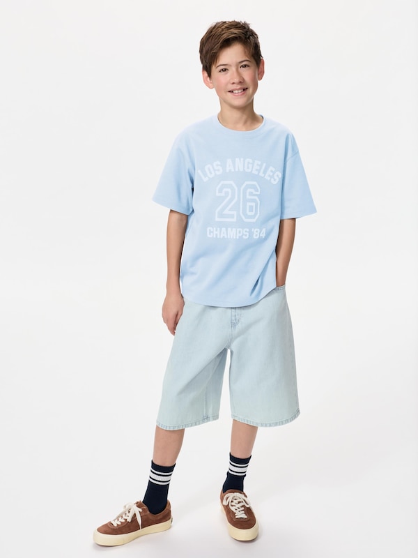 Quần Shorts Jeans Dáng Baggy