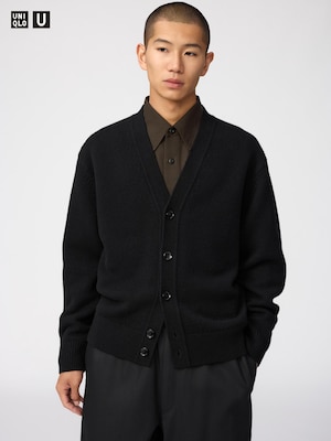 Lambswool V Neck Cardigan