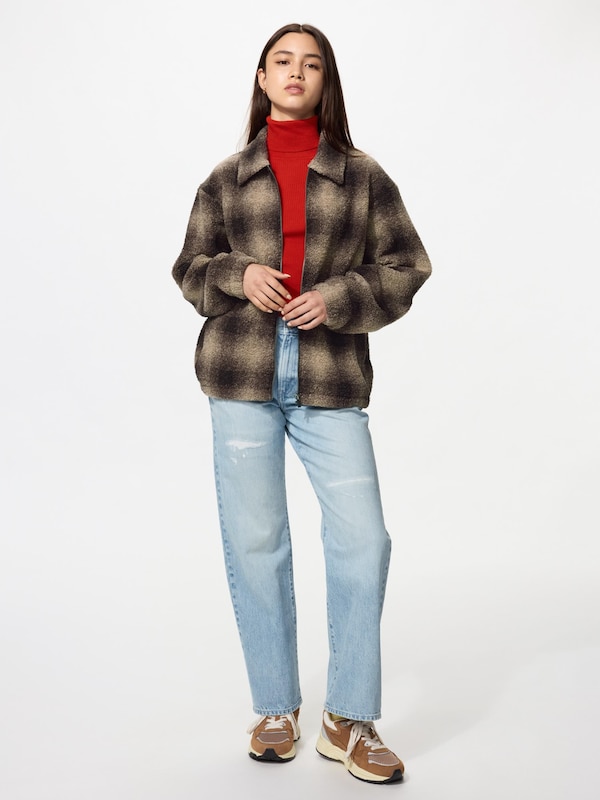 Pile Lined Fleece Blouson