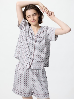 Bộ Pyjama Vải Satin | Họa Tiết