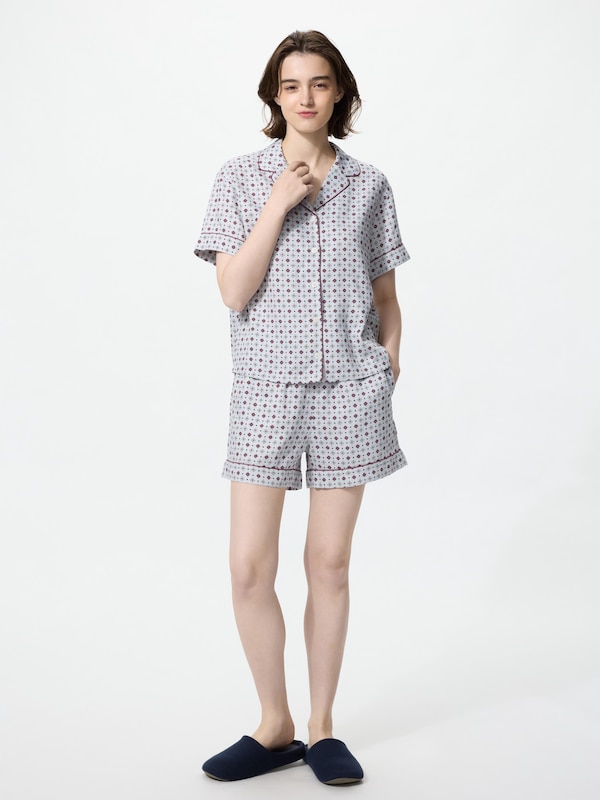 Bộ Pyjama Vải Satin | Họa Tiết