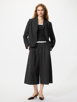 Jersey Pleated Culottes