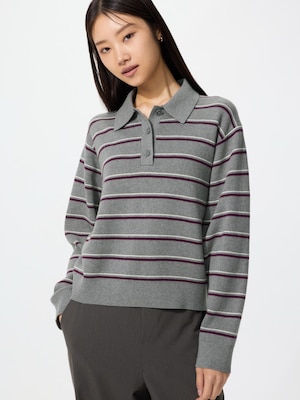 Áo Polo Len Cotton Mềm | Kẻ Sọc