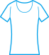SCOOP NECK SHORT-SLEEVE T-SHIRT