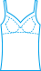 SEAMLESS V-NECK BRA CAMISOLE