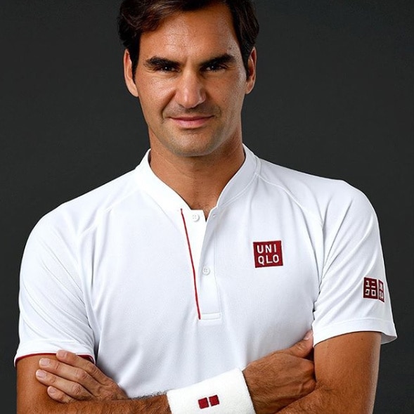 JPN Limited UNIQLO Lifewear Day Tokyo T-shirt L Federer Kei Nishikori signed